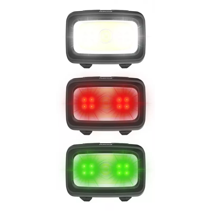 Hama HL350 juoda, mėlyna, geltona galvos juosta LED žibintuvėlis