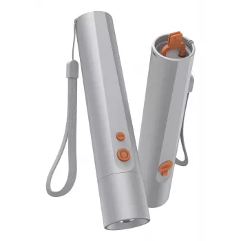 Rankinis žibintuvėlis Hama FL350-C sidabrinis LED 3W USB įkraunamas