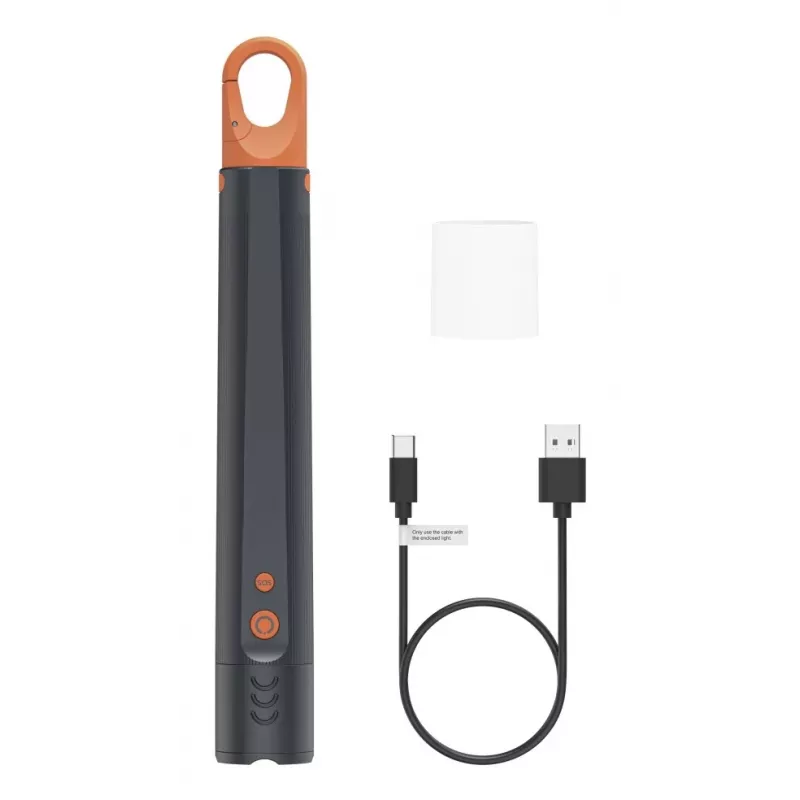 Įkraunamas LED žibintuvėlis HAMA FLX1200-C — aliuminis, atsparus smūgiams, 4 režimai + SOS