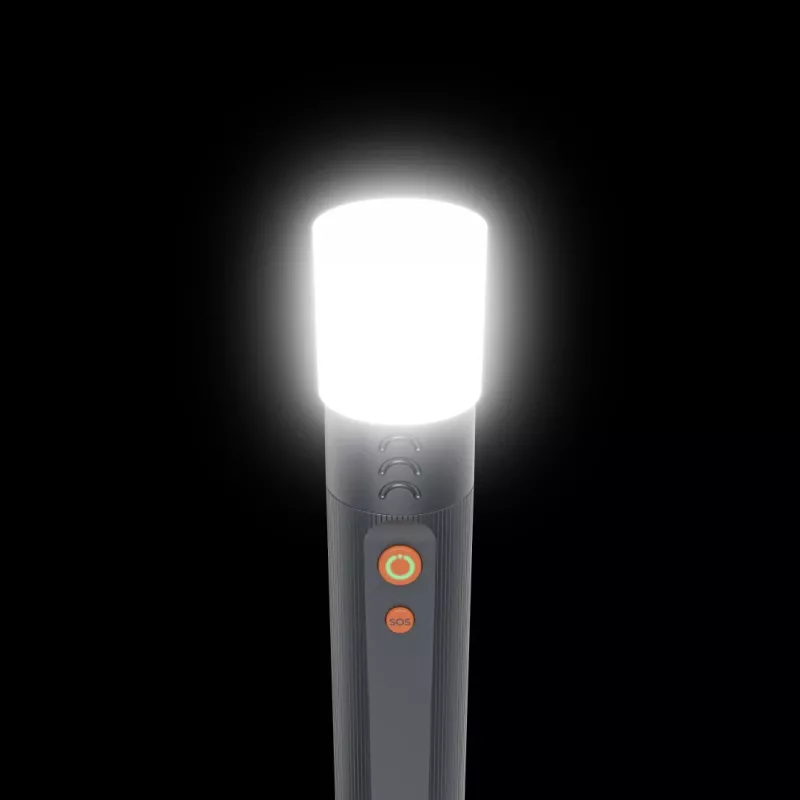 Įkraunamas LED žibintuvėlis HAMA FLX1200-C — aliuminis, atsparus smūgiams, 4 režimai + SOS