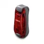 Hama LED įspėjamoji šviesa su spaustuku, 2 vnt., 3 šviesos režimai, IP44, CR2032 baterija, juoda/raudona