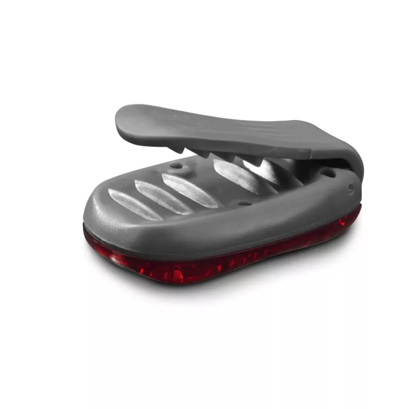 Hama LED įspėjamoji šviesa su spaustuku, 2 vnt., 3 šviesos režimai, IP44, CR2032 baterija, juoda/raudona