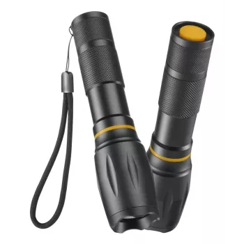 LED žibintuvėlis HAMA W200 Aliuminis, 3 režimai, fokusavimo priartinimas