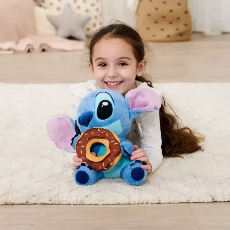 Minkštas žaislas SIMBA Mascot Stitch su spurgute 25 cm pliušinė figūrėlė