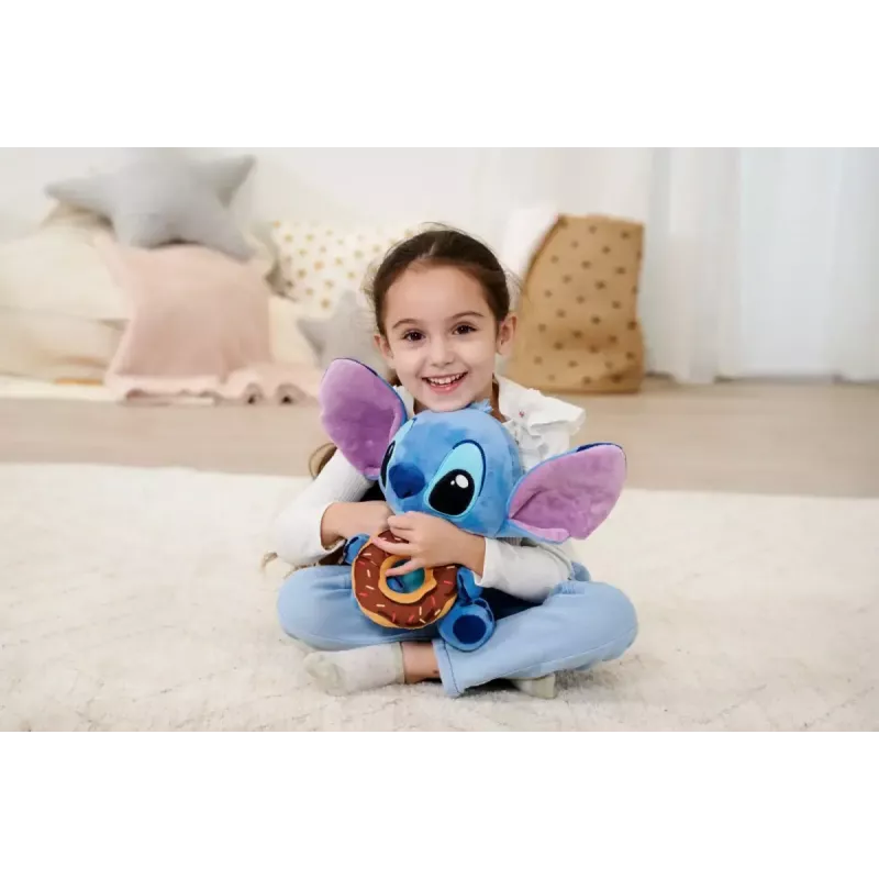 Minkštas žaislas SIMBA Mascot Stitch su spurgute 25 cm pliušinė figūrėlė