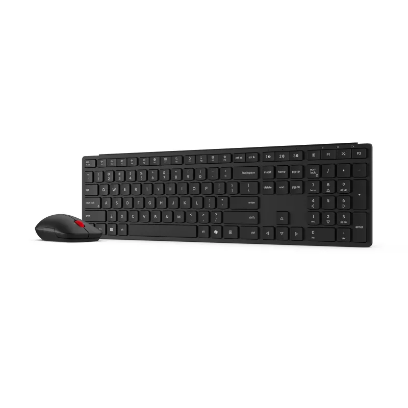 Lenovo 4X31S04810 klaviatūra su pele Belaidis RF + Bluetooth US anglų juoda
