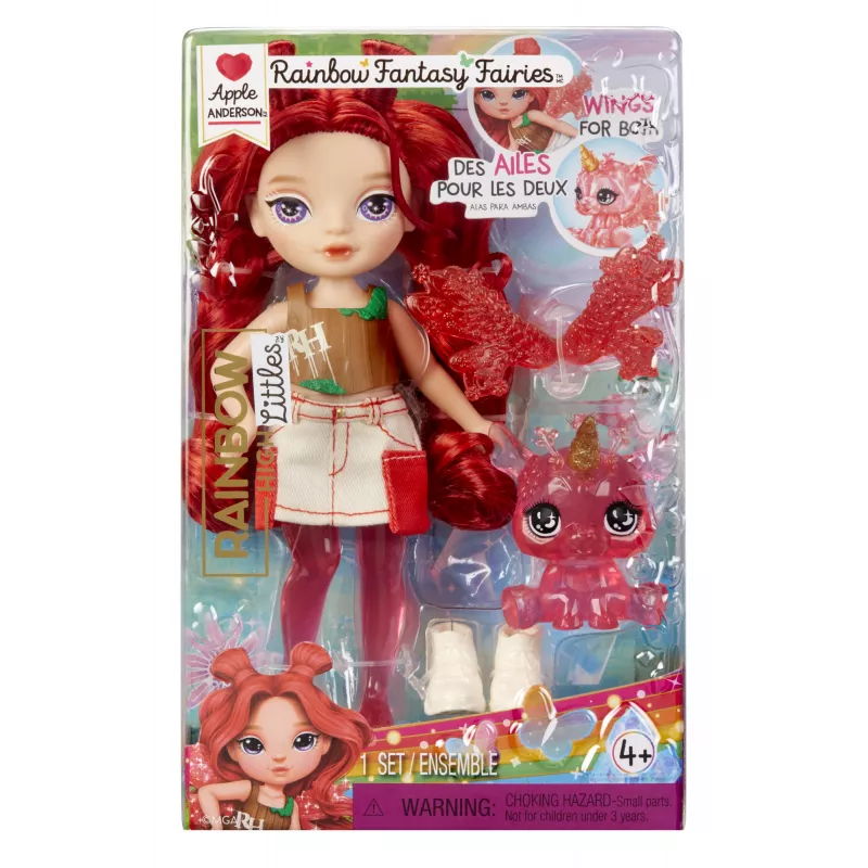 Rainbow High Littles Fantasy Fairies Lėlė – Apple (Raudona)