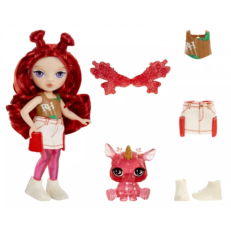 Rainbow High Littles Fantasy Fairies Lėlė – Apple (Raudona)