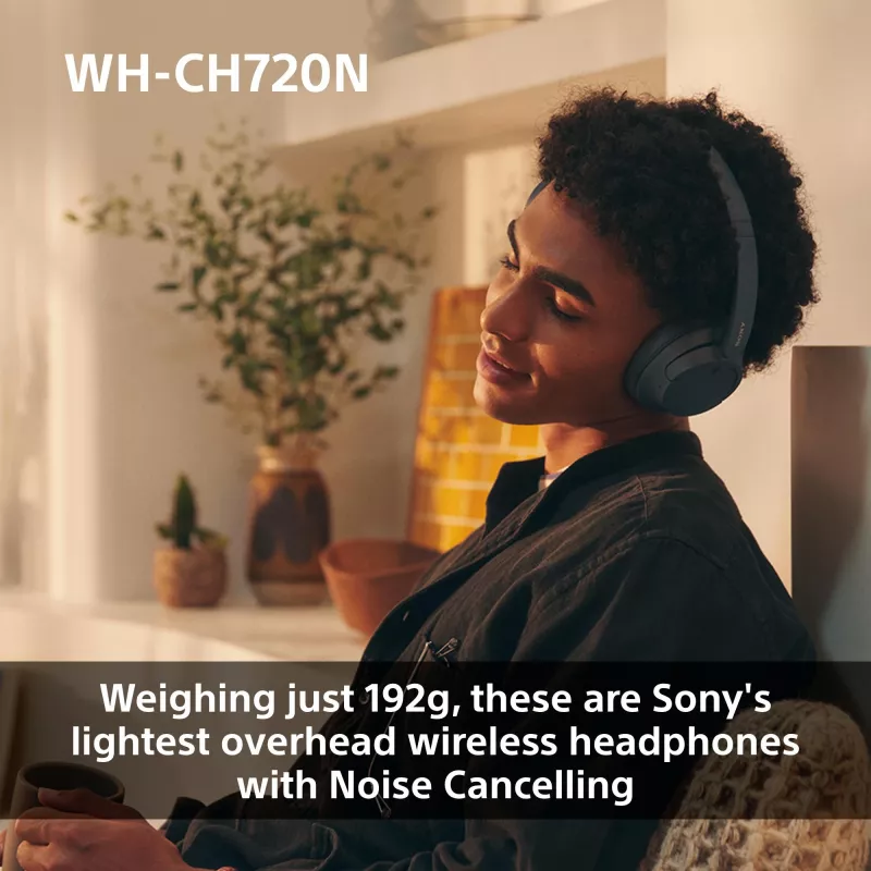 Ausinės Sony WH-CH720N CE7 belaidės, triukšmo slopinimas