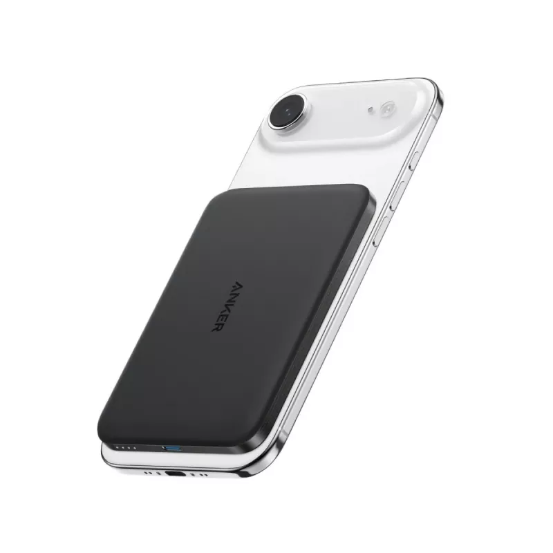 ANKER Nano MagGo A1665H11 belaidis magnetinis powerbank 5000 mAh 15 W juodas
