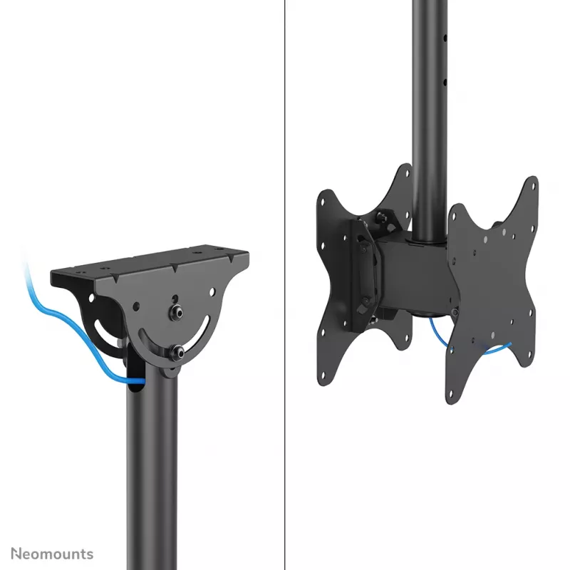 Neomounts CL35-340BL22 lubinis laikiklis dviem ekranams 23-42 col. iki 45 kg