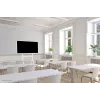 Neomounts FL50-515WH1 Samsung Flip mobilus vežimėlis 55–65 colių ekranams, sukamas, reguliuojamo aukščio, baltas