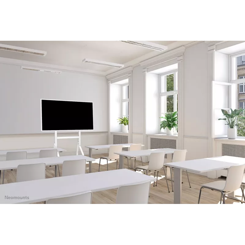 Neomounts FL50-515WH1 Samsung Flip mobilus vežimėlis 55–65 colių ekranams, sukamas, reguliuojamo aukščio, baltas