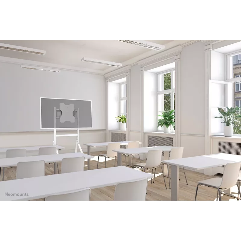 Neomounts FL50-515WH1 Samsung Flip mobilus vežimėlis 55–65 colių ekranams, sukamas, reguliuojamo aukščio, baltas