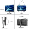 Philips 4000 serijos 24B2N4200/00 monitorius 60,5 cm (23,8 colio) 1920 x 1080 pikselių Full HD LCD pilkas