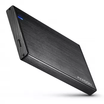Išorinis diskų dėklas Axagon EE25-XA6C aliuminis USB-C 5Gbps – SATA 6G 2.5 colio SSD/HDD