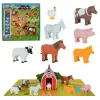 MALIK Magnetic Mini Animals Set 62333 – magnetiniai ūkio gyvūnėliai mažiems vaikams