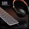 AXAGON HMC-KB-NRD USB 5Gbps centras su klaviatūra, HDMI 4K/60Hz, 3x USB-A, SD/mSD, garsu, PD100, Šiaurės išdėstymas