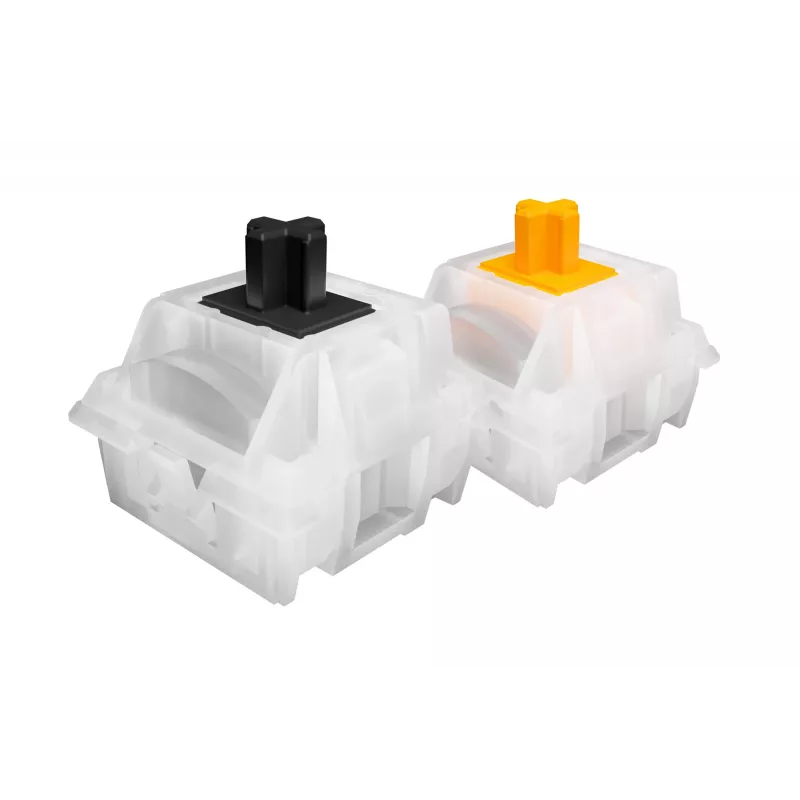 Mechaninė žaidimų klaviatūra be quiet! Light Mount Silent Tactile USB QWERTY JAV anglų, RGB, pilno dydžio, USB-A į USB-C laidas