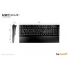 Mechaninė žaidimų klaviatūra be quiet! Light Mount Silent Tactile USB QWERTY JAV anglų, RGB, pilno dydžio, USB-A į USB-C laidas