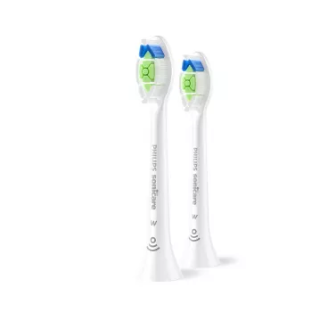 Dantų šepetėlio galvutės Philips HX6062/87 keičiamos 2 vnt., vidutinio kietumo šereliai, baltos