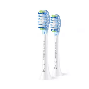 Philips Premium Plaque Defence HX9042/87 2 vnt. šepetėlių galvutės, balta, 3 mėn., vidutinio kietumo