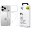 Apsauginis dėklas 3MK Armor MagCase, skirtas Apple iPhone 17 Pro, magnetinis tvirtinimas, permatomas/dūminis
