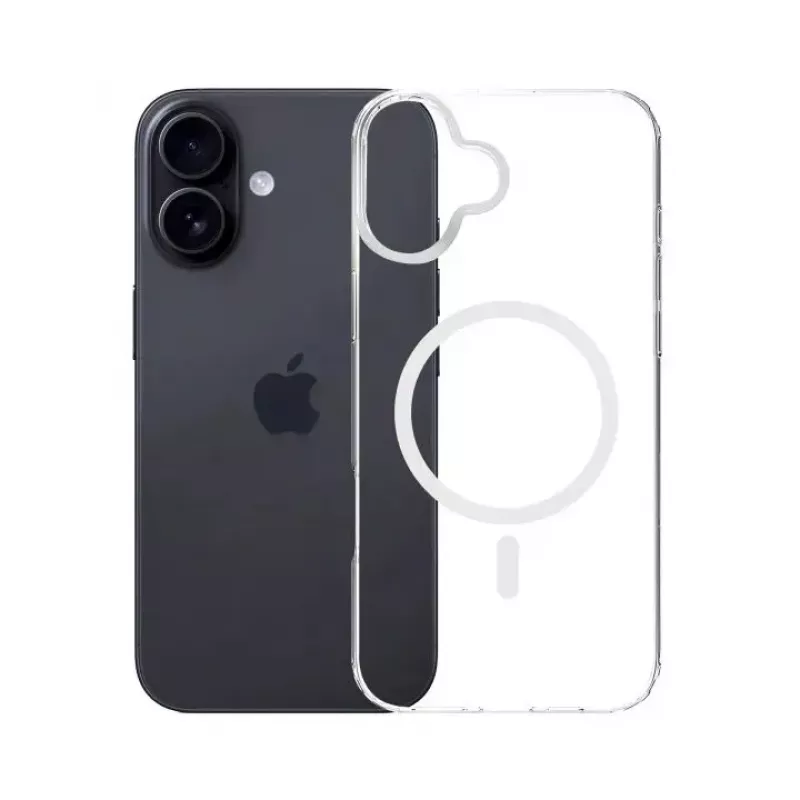 3MK apsauginis dėklas Apple iPhone 17, skaidrus TPU/PU, 6,3 colio (16 cm) ekranui