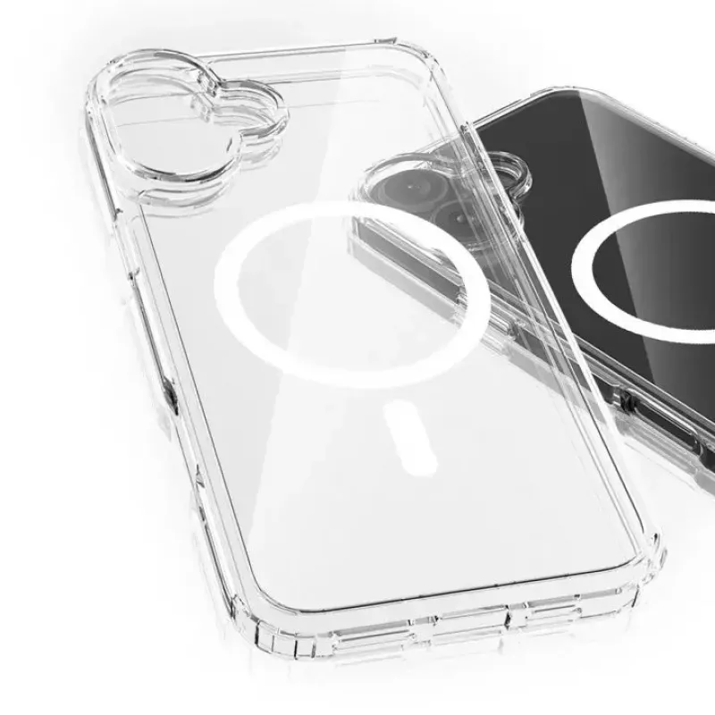 3MK apsauginis dėklas Apple iPhone 17, skaidrus TPU/PU, 6,3 colio (16 cm) ekranui