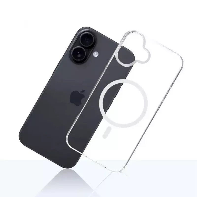 3MK apsauginis dėklas Apple iPhone 17, skaidrus TPU/PU, 6,3 colio (16 cm) ekranui