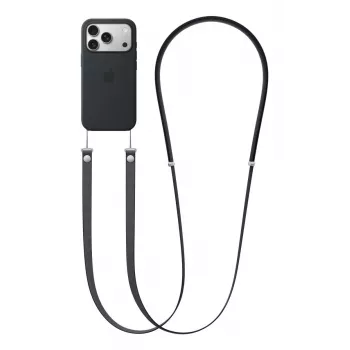 APPLE Crossbody Strap - Juoda
