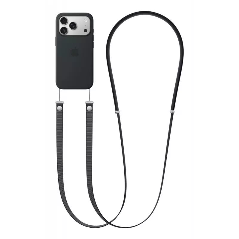 APPLE Crossbody Strap - Juoda