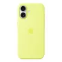 Apple iPhone 17 Silikoninis Dėklas su MagSafe Neon Geltona