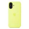 Apple iPhone 17 Silikoninis Dėklas su MagSafe Neon Geltona
