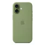 Silicone dėklas Apple iPhone 17 MagSafe Light Moss Green