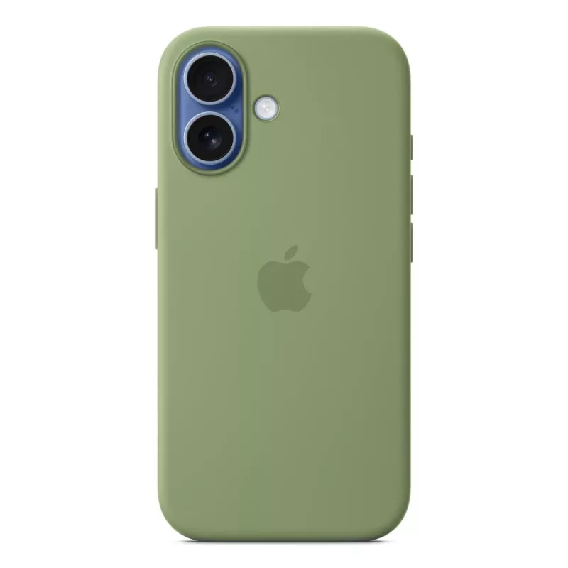 Silicone dėklas Apple iPhone 17 MagSafe Light Moss Green