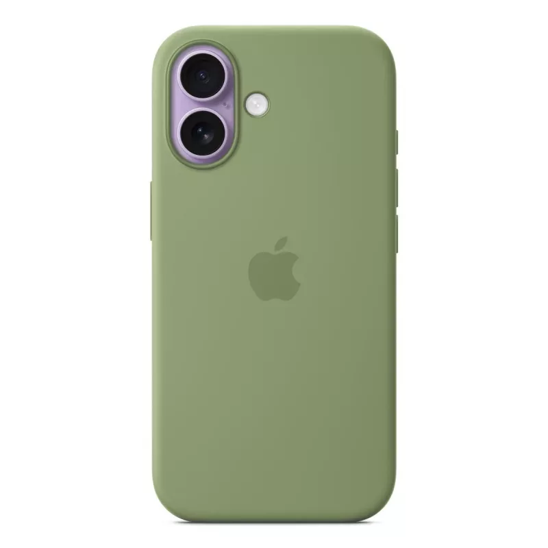 Silicone dėklas Apple iPhone 17 MagSafe Light Moss Green