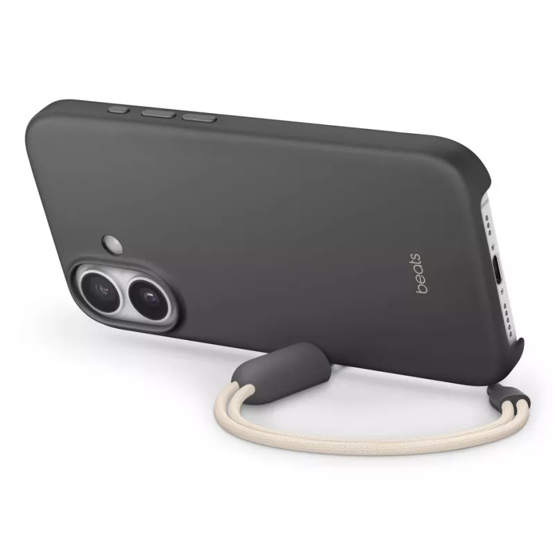 APPLE Beats iPhone 17 - Dėklas su stovu, MagSafe ir kameros valdymu - Granito pilka