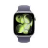 Išmanusis laikrodis Apple Watch Series 11 GPS 46mm sidabrinis aliumininis korpusas, Purple Fog sportinė apyrankė S/M