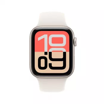 Apple Watch SE 3 GPS 44mm Starlight Aliuminio korpusas su Starlight Sport Band M/L