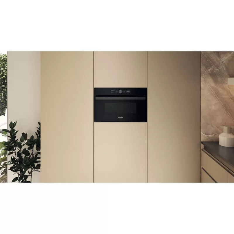 Whirlpool WMD44MB juoda mikrobangų krosnelė su griliu įmontuojama 31 L 1000 W