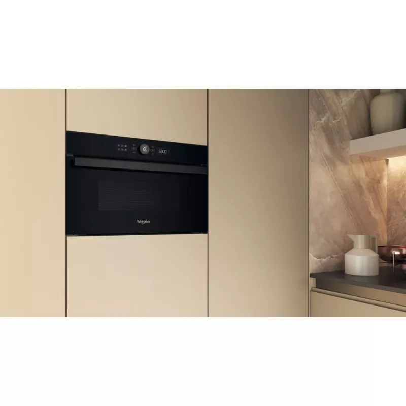 Whirlpool WMD44MB juoda mikrobangų krosnelė su griliu įmontuojama 31 L 1000 W