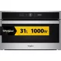 Mikrobangų krosnelė su griliu Whirlpool WMD44MX, įmontuojama, 31 L, 1000 W, nerūdijantis plienas