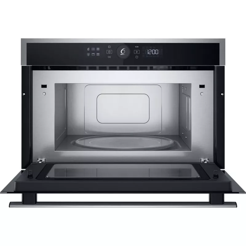 Mikrobangų krosnelė su griliu Whirlpool WMD44MX, įmontuojama, 31 L, 1000 W, nerūdijantis plienas