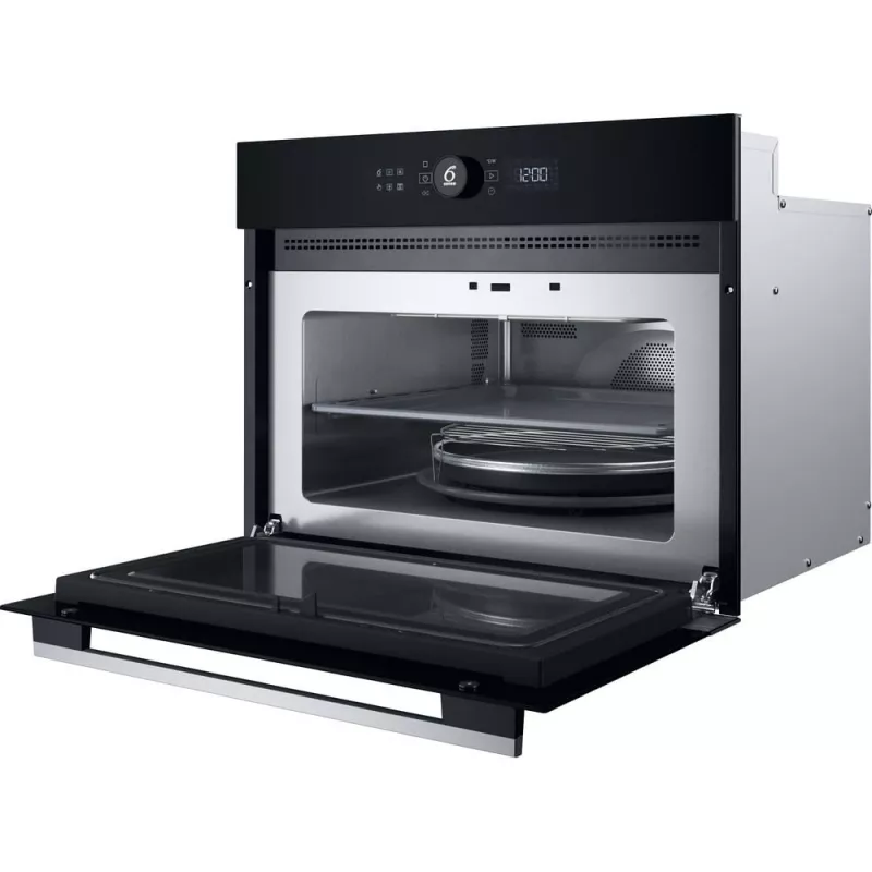Whirlpool WMW57DHMX juodas, nerūdijantis plienas Kombinuota mikrobangų krosnelė įmontuojama 40 L 900 W