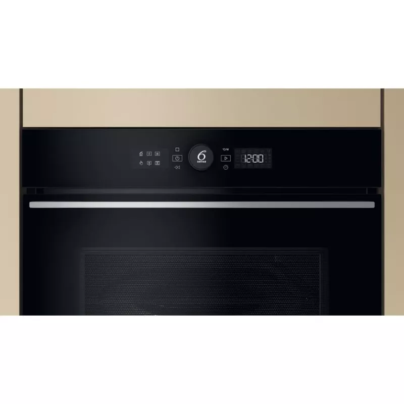 Whirlpool WMW57DHMX juodas, nerūdijantis plienas Kombinuota mikrobangų krosnelė įmontuojama 40 L 900 W