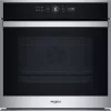 Whirlpool WOI4S8CM1SXA 73 L juodos spalvos nerūdijančio plieno įmontuojama orkaitė