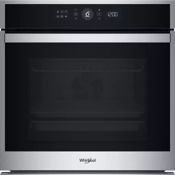 Whirlpool WOI4S8CM1SXA 73 L juodos spalvos nerūdijančio plieno įmontuojama orkaitė