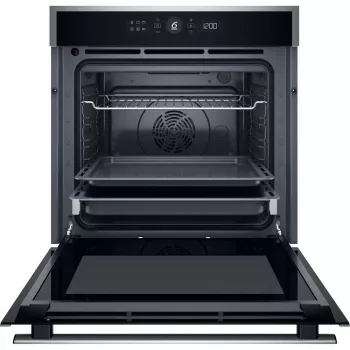 Whirlpool WOI4S8CM1SXA 73 L juodos spalvos nerūdijančio plieno įmontuojama orkaitė