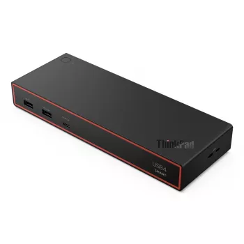 Stotelė Lenovo ThinkPad USB4 Smart Dock 5500 – USB4 sąsaja, 4x USB-A Gen2, HDMI, Gigabit Ethernet, 135W adapteris, Eclipse Black